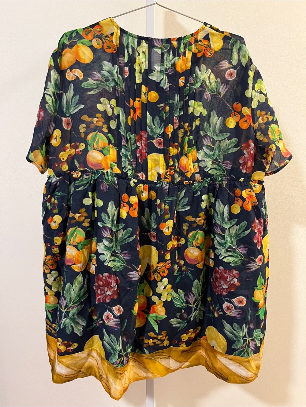 Rachel Antonoff Fruit Print Babydoll Dress NWT - Picture 5 of 5